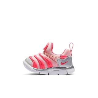 【NIKE 耐吉】運動鞋 童鞋 小童 兒童 毛毛蟲鞋 套腳 DYNAMO FREE TD 螢粉 CI1188-686