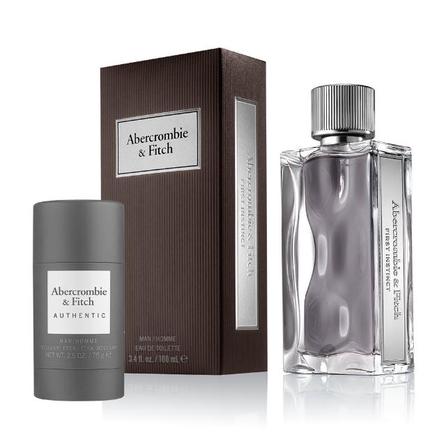 【Abercrombie & Fitch】A&F同名經典男性淡香水100ml(贈隨機體香膏73g.專櫃公司貨)