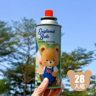【英國貝爾熊】通用卡式瓦斯罐 220g 28入組(卡式罐 戶外露營野炊瓦斯瓶)