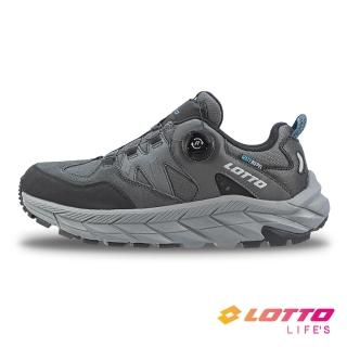 【LOTTO】男 CTR01 探野靜態防水戶外健行鞋(灰-LT4AMO5678)