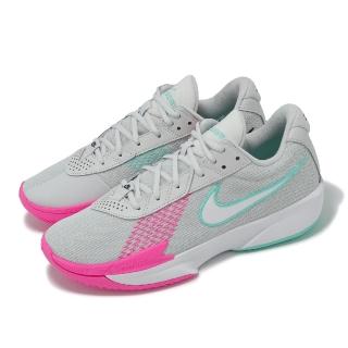 【NIKE 耐吉】籃球鞋 Air Zoom G.T. Cut Academy EP 男鞋 灰 粉紅 綠 氣墊 緩震(FB2598-012)