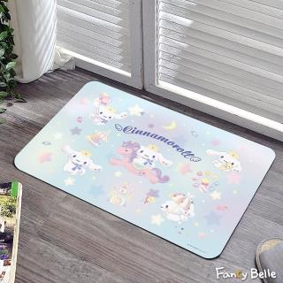 【格蕾寢飾】Fancy Belle 《Sanrio-大耳狗奇幻樂園》抗菌可水洗軟式珪藻土強效吸水地墊(60*39CM)
