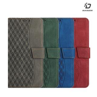 【DUX DUCIS】SAMSUNG 三星 Galaxy S25 系列 菱格紋側翻皮套