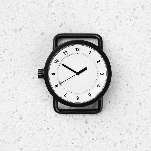 【TID Watches】NO.1 White 淺灰色紡織皮錶帶-40mm(tid-no1-white-sn)