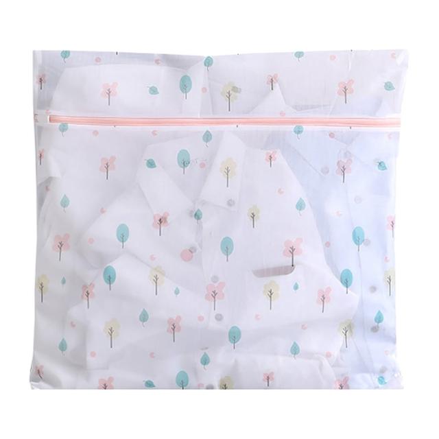 【isona】加厚款印花洗衣袋 衣物袋 4號 60x60公分(洗衣袋 洗衣網 內衣袋 旅行收納袋)