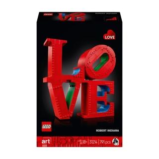 【LEGO 樂高】31214 ART 藝術系列 LOVE(藝術 積木 模型)