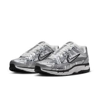 【NIKE 耐吉】P-6000 男女鞋 復古 休閒鞋 Y2K 銀色 情侶款(CN0149-001)