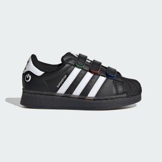 【adidas 愛迪達】SUPERSTAR LED 運動休閒鞋 貝殼鞋 童鞋 - Originals JI0505