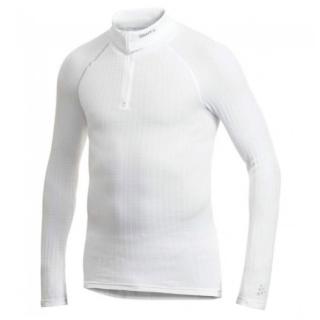 【CRAFT】男 ZERO EXTREME ZIP TURTLENECK長袖拉鍊T領排汗衣.長袖半開襟休閒運動上衣(194610-3900 白)