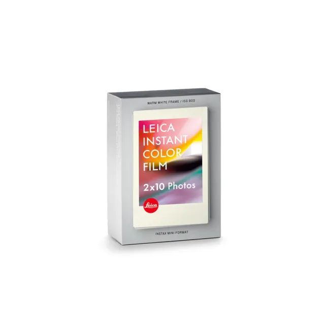 【LEICA 徠卡】Sofort 彩色相紙套裝 暖白邊 每盒10張(公司貨)