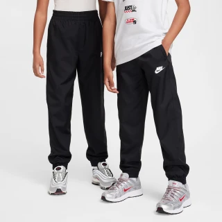 【NIKE 耐吉】長褲 童裝 大童 男女童 運動褲 K NSW CLUB WVN JGGR LBR 黑 HF8141-010