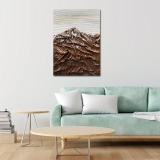 【御畫房】當代國家級展覽畫家 抽象系列手繪油畫70×100cm(DB-013)