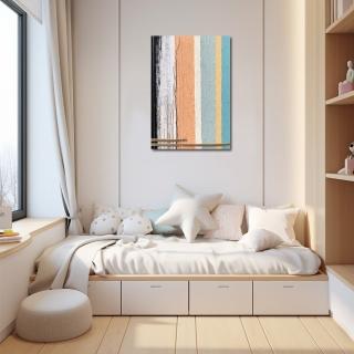 【御畫房】當代國家級展覽畫家 抽象系列手繪油畫70×100cm(DB-019)