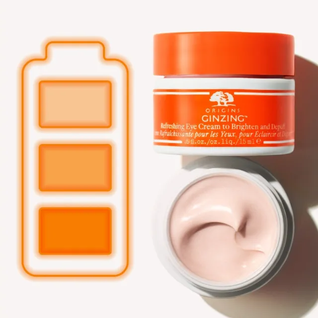 【ORIGINS 品木宣言】元氣十足亮眼眼霜15ml(改善黑眼圈、泡泡眼、眼部乾紋)