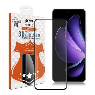 【VXTRA】OPPO Reno13 Pro 全膠貼合 3D滿版疏水疏油9H鋼化頂級玻璃膜-黑
