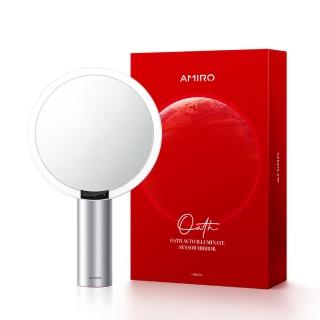 【AMIRO】全新第三代 Oath自動感光LED化妝鏡 國際精裝彩盒版(蜜粉刷 放大鏡 隨身LED美妝鏡 情人節 禮物)