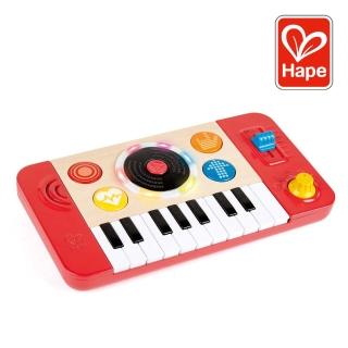 【德國Hape】搖滾DJ音樂鍵盤(木製玩具/木頭玩具/彌月禮/生日禮)