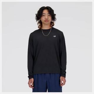 【NEW BALANCE】NB 長袖上衣 男 美規 黑 MT41256BK(S2031)