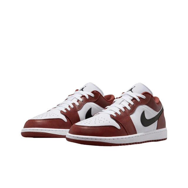 NIKE 耐吉 Air Jordan 1 Low SE 沙丘紅 紅白黑 HF3148-102(低筒 運動鞋 休閒鞋 男鞋)