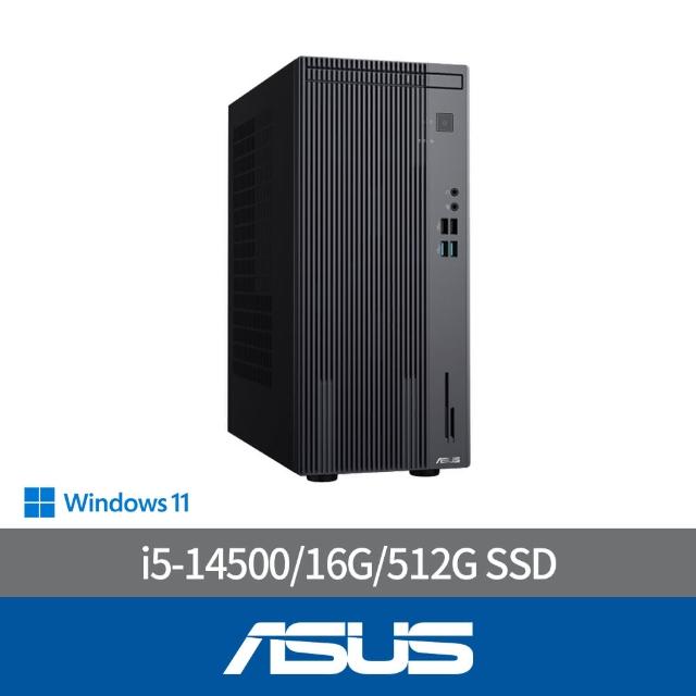 【ASUS 華碩】i5十核電腦(i5-14500/16G/512G SSD/W11/H-S503MER-514500015W)