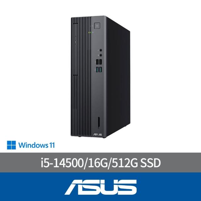 【ASUS 華碩】i5 十四核電腦(i5-14500/16G/512G SSD/W11/H-S501SER-514500015W)
