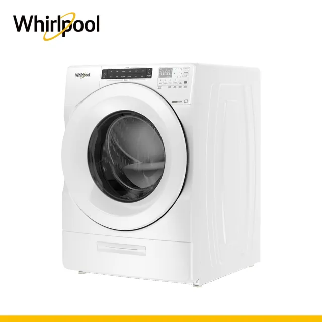 【Whirlpool 惠而浦】福利品 15公斤 Load & Go蒸氣洗脫烘變頻滾筒洗衣機(8TWFC6810LW)