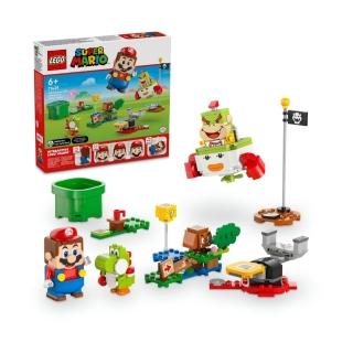 【LEGO 樂高】超級瑪利歐系列 71439 與樂高瑪利歐一起冒險！(互動式遊戲 任天堂 禮物)