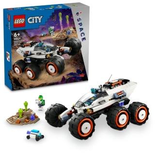 【LEGO 樂高】城市系列 60431 太空探測車和外星生物(兒童玩具 STEM科學教育 禮物)