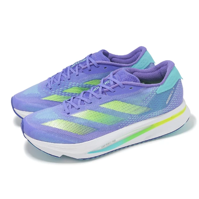 adidas 愛迪達adidas 愛迪達 慢跑鞋 Adizero SL2 M 男鞋 藍 綠 雙層緩震中底 運動鞋 愛迪達(IE3396)