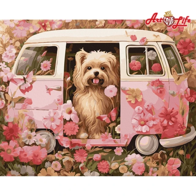 【ArtLife 藝術生活】DT138浪漫旅程40*50CM(數字油畫 DIY DIY數字油畫 交換禮物 畫畫玩具)