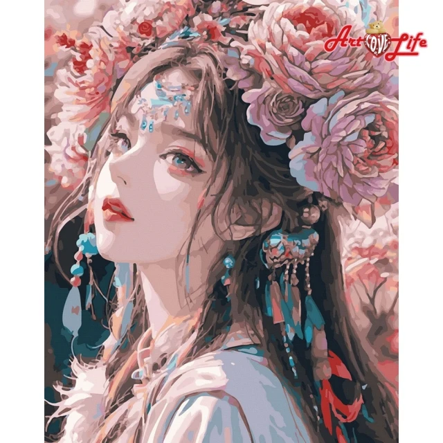 【ArtLife 藝術生活】DT148風的少女40*50CM