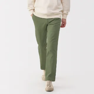 【MUJI 無印良品】男彈性綾織合身褲(共4色)