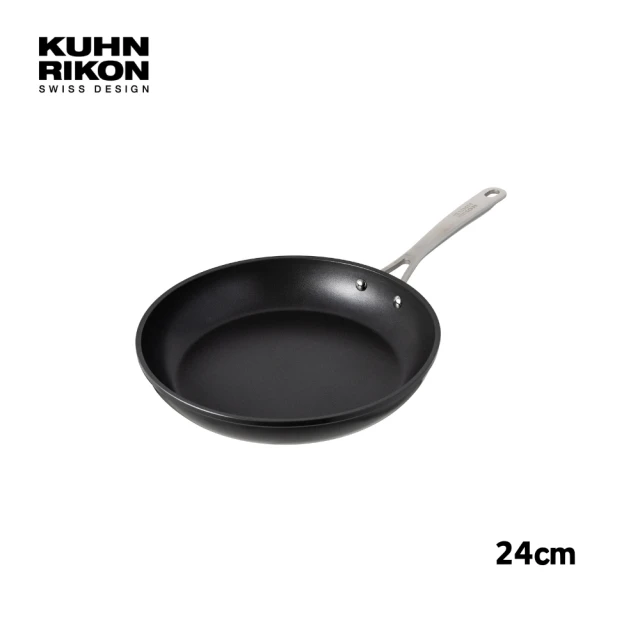 【瑞康屋Kuhn Rikon】鈦合金鍛造不沾鍋24CM(來自瑞士第一品牌)