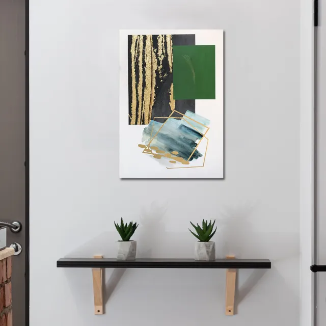 【御畫房】當代國家級展覽畫家 抽象系列手繪油畫70×100cm(DB-047)