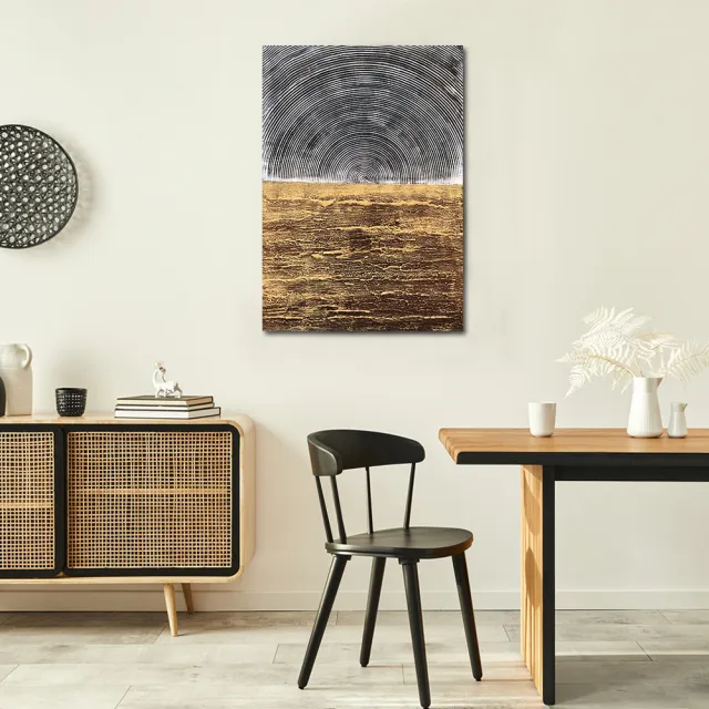【御畫房】當代國家級展覽畫家 抽象系列手繪油畫70×100cm(DB-036)