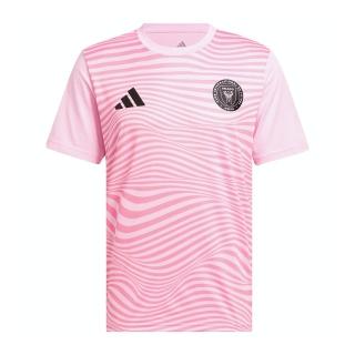 【adidas 愛迪達】M Messi N&N 男 足球衣 短袖上衣 運動 訓練 吸濕排汗 粉紅(JJ2590)