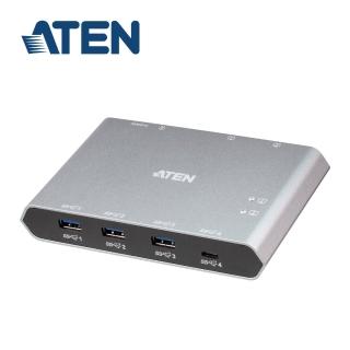 【ATEN】2埠 USB-C Gen2 跨平臺分享切換器(US3342)