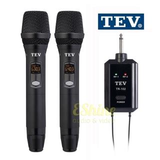 【TEV 臺灣電音】雙頻攜帶式無線麥克風(TR-102)