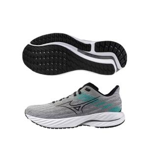 【MIZUNO 美津濃】WAVE INSPIRE 21 男款 慢跑鞋 灰黑綠(J1GC254505)