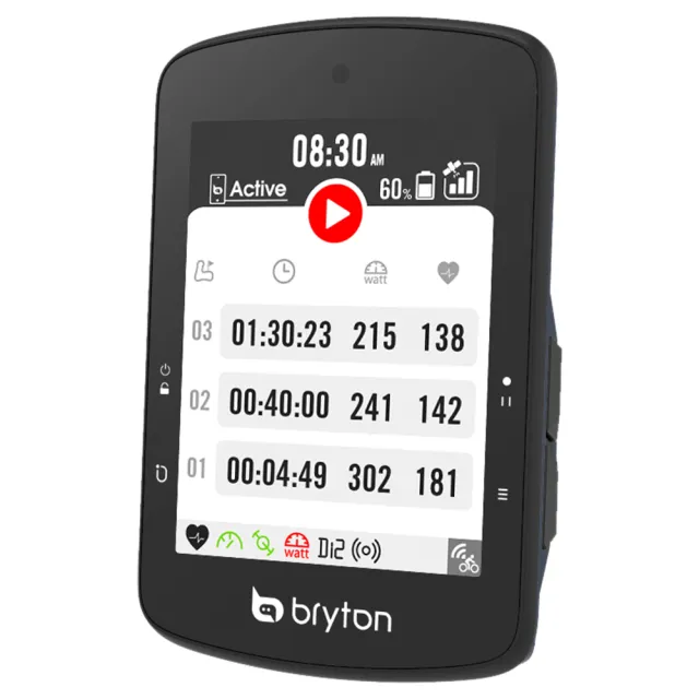 【BRYTON】Bryton Rider S510T GPS自行車錶 含心跳帶/踏頻/速度感測器