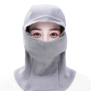 【LEESA】套頭帽\騎車保暖\防風帽\圍脖\護脖子\戶外帽\防曬帽\包頭帽\帽子女\冬天必備\保 