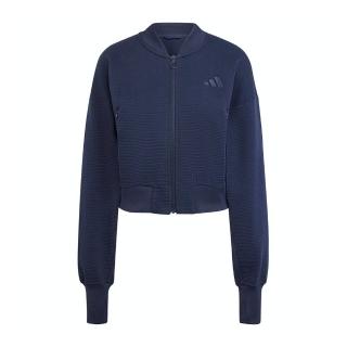 【adidas 愛迪達】W ALL SZN L JKT 女 外套 夾克 運動外套 休閒穿搭 深藍(IW1031)