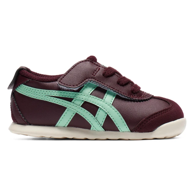 Onitsuka Tiger 鬼塚虎 官方旗艦店 黑底白虎爪 Onitsuka Tiger 鬼塚虎 官方旗艦店 KIDS棕底藍綠虎爪紋 MEXICO 66 小童鞋(1184A074-500)