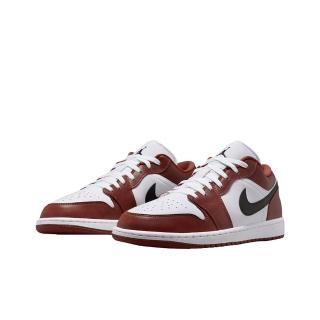 【NIKE 耐吉】Air Jordan 1 Low SE 沙丘紅 紅白黑 HF3148-102(低筒 運動鞋 休閒鞋 男鞋)