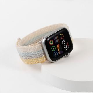 【General】Apple Watch 運動錶帶 蘋果手錶適用 舒適透氣 42/44/45/49mm -星光色(手錶 錶帶)