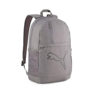 【PUMA】後揹包 運動包 書包 旅行包 大容量 雙層 PUMA PLUS 灰 09118004