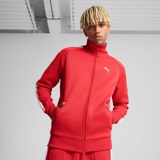 【PUMA】外套 男 運動立領外套 歐規 T7 紅 62958711