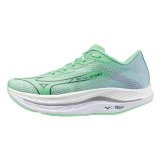 【MIZUNO 美津濃】慢跑鞋 男鞋 運動鞋 緩震 REBBELLION FLASH 綠 J1GC243581