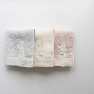 【KONTEX】日本今治無撚萬用兔子小方巾毛巾-4色(100% 日本製)