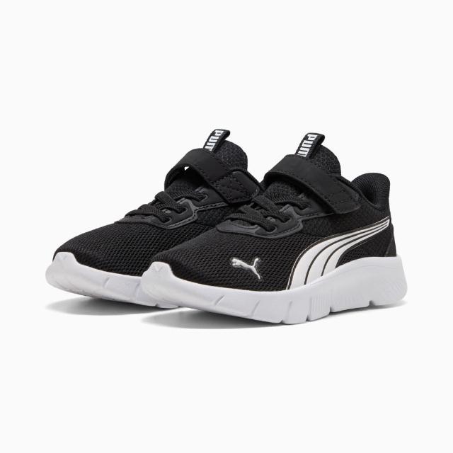 【PUMA】運動鞋 童鞋 中童 兒童 魔鬼氈 FlexFocus Modern AC+ PS 10 黑白 40151901